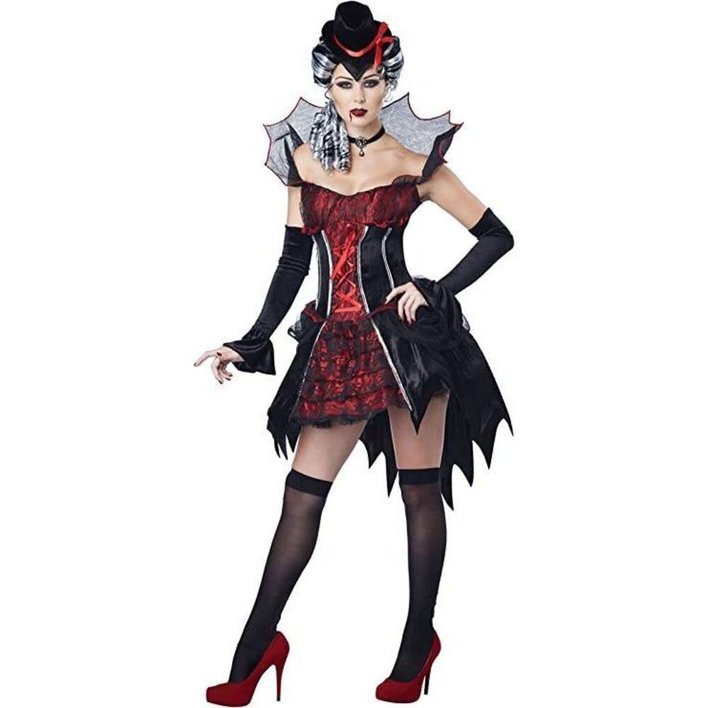 California Costumes Transylvania Temptress Deluxe Costume with Leg Avenue Body J
